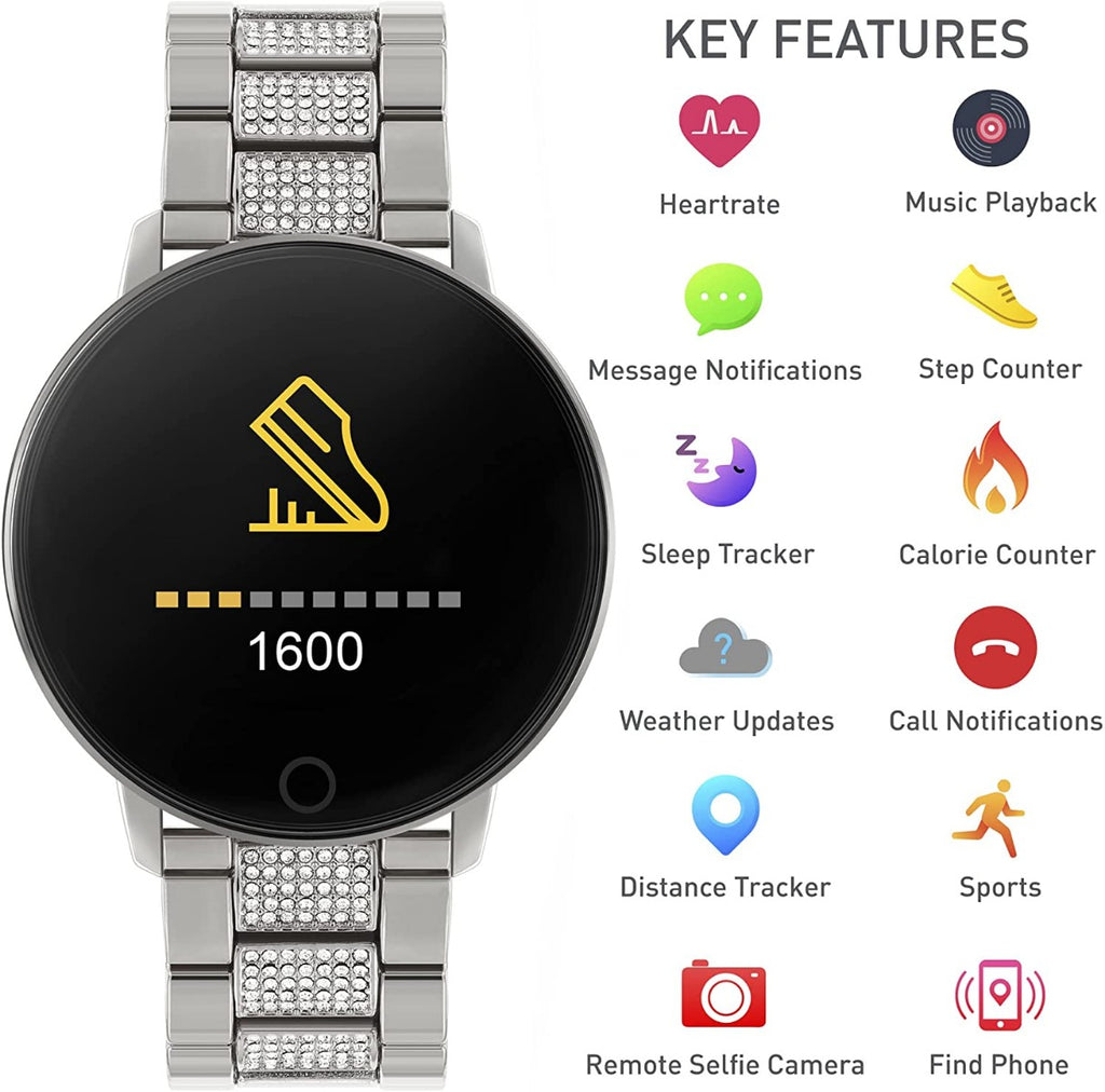 Reflex Active Unisex Smart Watch with Stainless Steel Strap RA05-4071