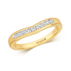 9ct Yellow Gold Diamond Eternity Ring 0.25 CT