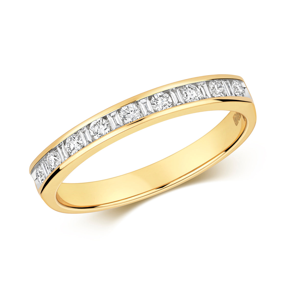 9ct Yellow Gold Diamond Eternity Ring 0.090+0.180 CT