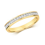 9ct Yellow Gold Diamond Eternity Ring 0.090+0.180 CT