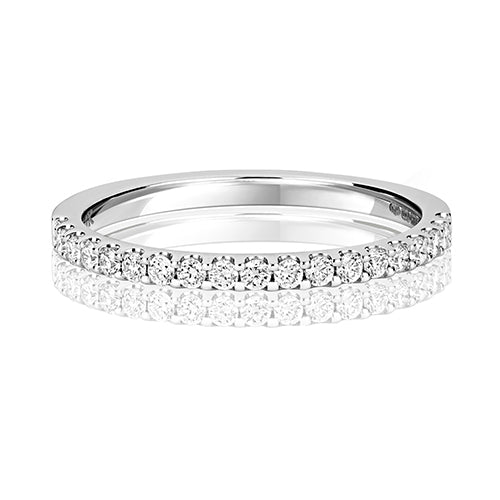 9ct White Gold Diamond Eternity Ring 0.26 CT