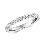 9ct White Gold Diamond Eternity Ring 0.32 CT
