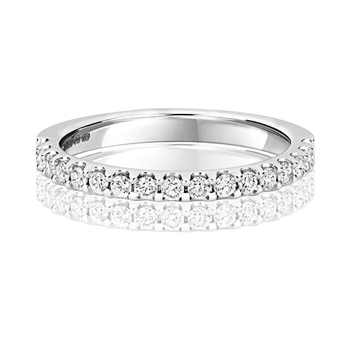 9ct White Gold Diamond Eternity Ring 0.32 CT