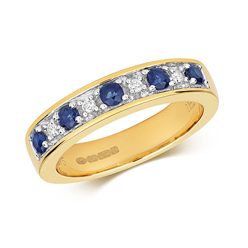 9ct Yellow Gold Diamond Eternity Ring 0.51 CT