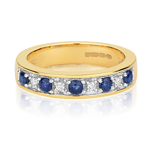 9ct Yellow Gold Diamond Eternity Ring 0.51 CT