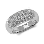 9ct White Gold Diamond Dress Ring RD340W