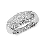 9ct White Gold Diamond Dress Ring RD346W