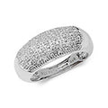 9ct White Gold Diamond Dress Ring RD346W