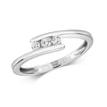 9ct White Gold Diamond Engagement Ring 0.15 CT