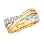 9ct Yellow Gold Diamond Eternity Ring 0.14 CT