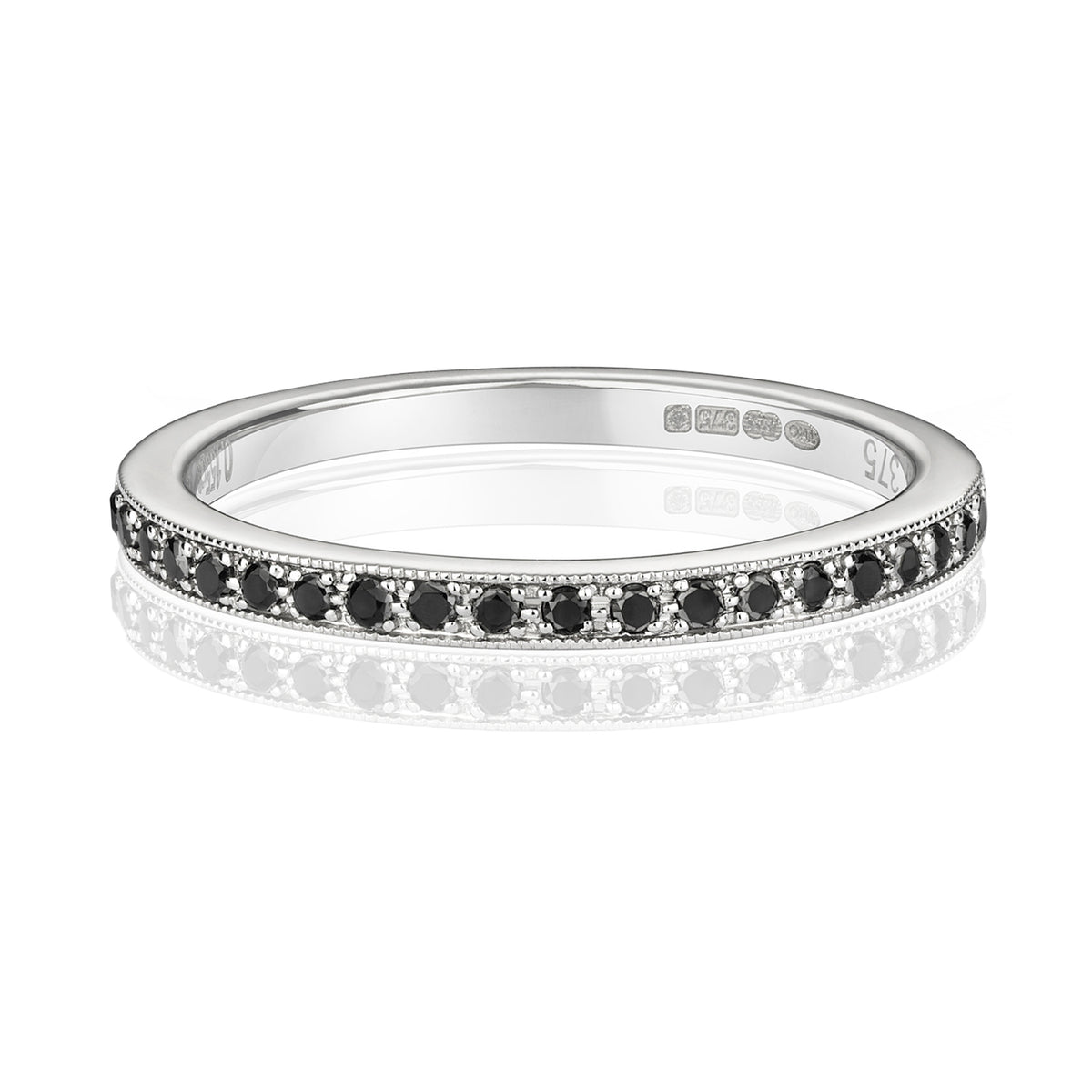 9ct White Gold Diamond Eternity Ring 0.14 CT