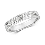 9ct White Gold Diamond Eternity Ring 0.3 CT