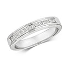 9ct White Gold Diamond Eternity Ring 0.3 CT
