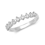 9ct White Gold Diamond Eternity Ring RD534W