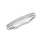 9ct White Gold Diamond Eternity Ring 0.09 CT
