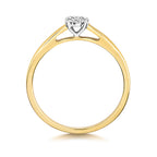 9ct Yellow Gold Diamond Engagement Ring 0.06 CT