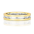9ct Yellow Gold Diamond Wedding Band RD721