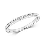 9ct White Gold Diamond Eternity Ring 0.07 CT