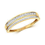 9ct Yellow Gold Diamond Eternity Ring 0.25 CT