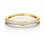 9ct Yellow Gold Diamond Eternity Ring 0.25 CT