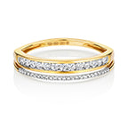 9ct Yellow Gold Diamond Eternity Ring 0.25 CT