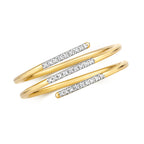 9ct Yellow Gold Diamond Dress Ring 0.05 CT