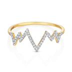 9ct Yellow Gold Diamond Dress Ring 0.09 CT