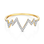 9ct Yellow Gold Diamond Dress Ring 0.09 CT