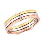 9ct Yellow Gold Diamond Dress Ring 0.01 CT