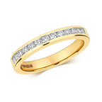 18ct Yellow Gold Diamond Eternity Ring 0.33 CT