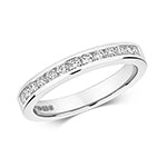 18ct White Gold Diamond Eternity Ring 0.33 CT