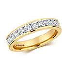 18ct Yellow Gold Diamond Eternity Ring 0.75 CT