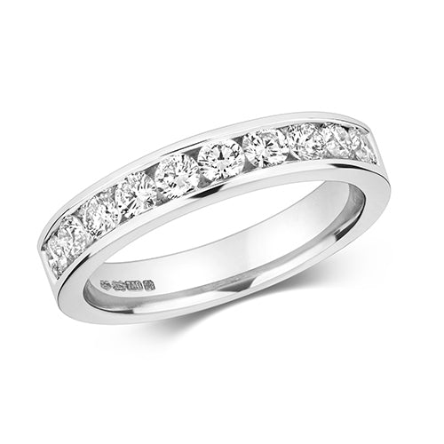 18ct White Gold Diamond Eternity Ring 0.75 CT