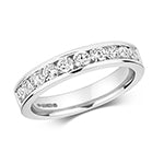 18ct White Gold Diamond Eternity Ring 0.75 CT