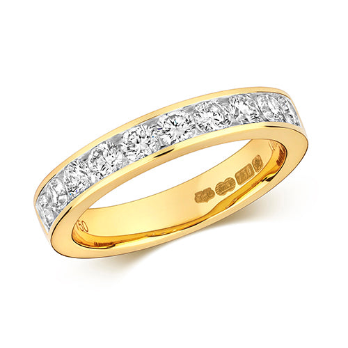 18ct Yellow Gold Diamond Eternity Ring 1 CT