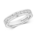 18ct White Gold Diamond Eternity Ring 1 CT