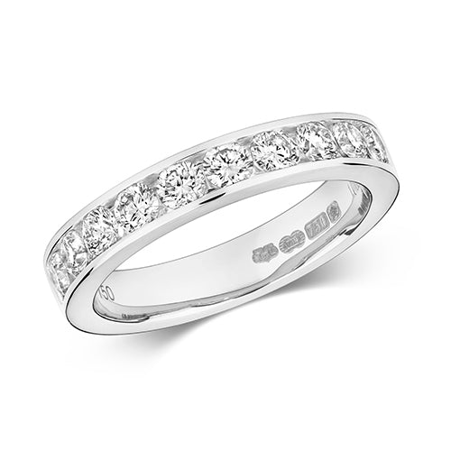 18ct White Gold Diamond Eternity Ring 1 CT