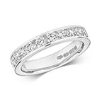 18ct White Gold Diamond Eternity Ring 1 CT