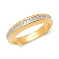18ct Yellow Gold Diamond Wedding Band RDQ150