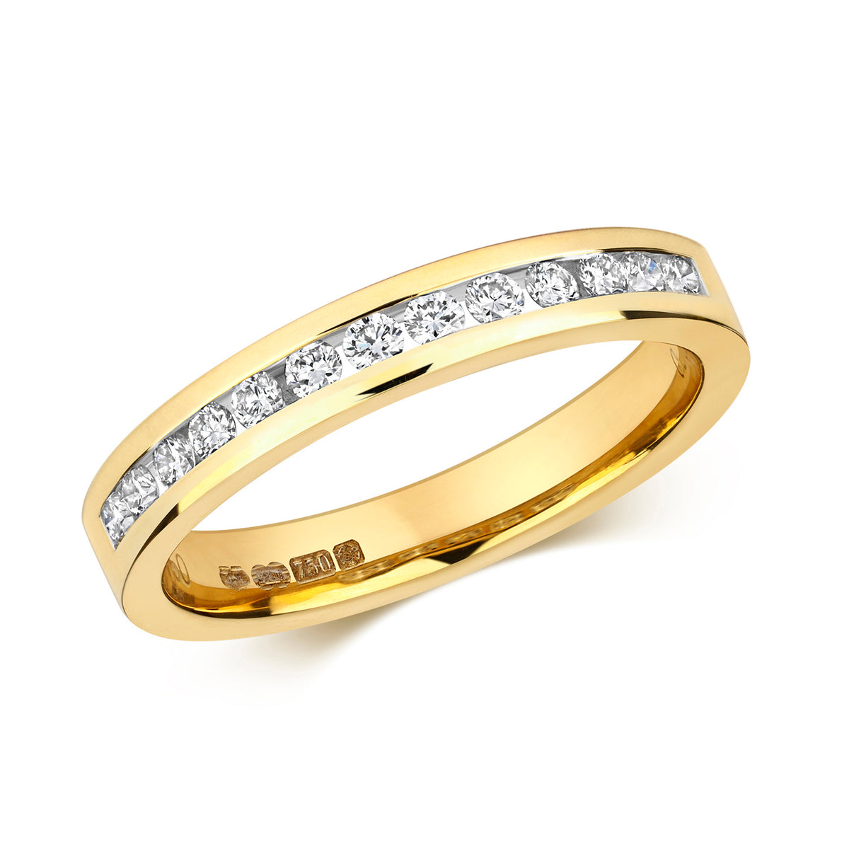 18ct Yellow Gold Diamond Eternity Ring 0.26 CT