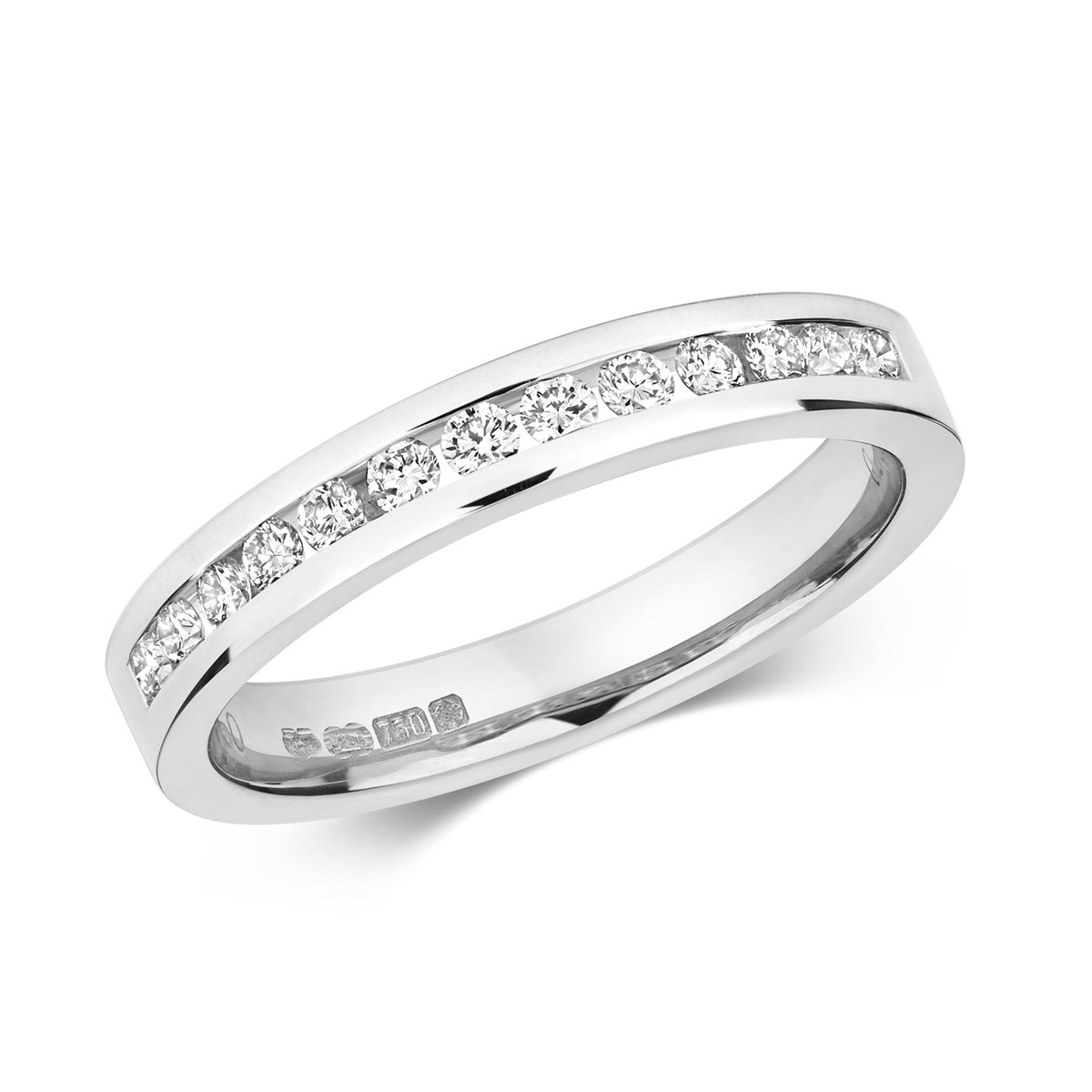 18ct White Gold Diamond Eternity Ring 0.26 CT