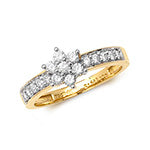 18ct Yellow Gold Diamond Engagement Ring  CT RDQ160