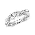 18ct White Gold Diamond Dress Ring RDQ164W