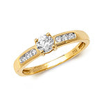 18ct Yellow Gold Diamond Dress Ring RDQ165