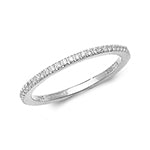 18ct White Gold Diamond Eternity Ring 0.12 CT