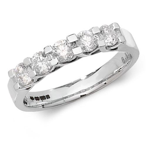 18ct White Gold Diamond Eternity Ring RDQ211W