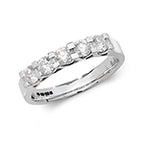 18ct White Gold Diamond Eternity Ring RDQ211W