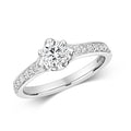 18ct White Gold Diamond Engagement Ring 0.7 CT