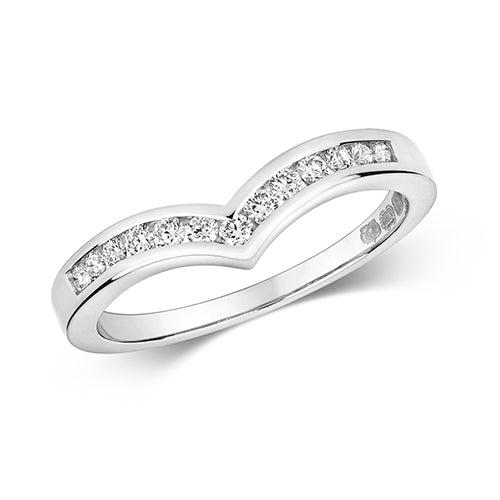 18ct White Gold Diamond Dress Ring 0.25 CT