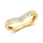 18ct Yellow Gold Diamond Dress Ring 0.33 CT